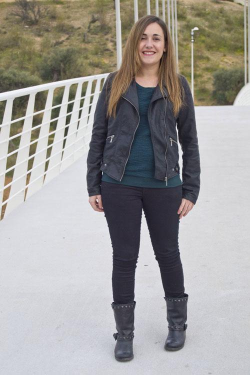 Biker tachuelas tipazo botas