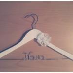 Percha novia Perchas personalizadas