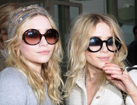 Mary-Kate-Ashley-Olsen gafas sol redondas