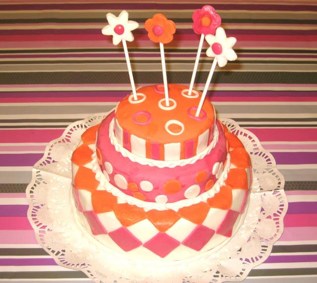 La tarta de cumpleaños de Pati. ¡¡¡Superándome!!!