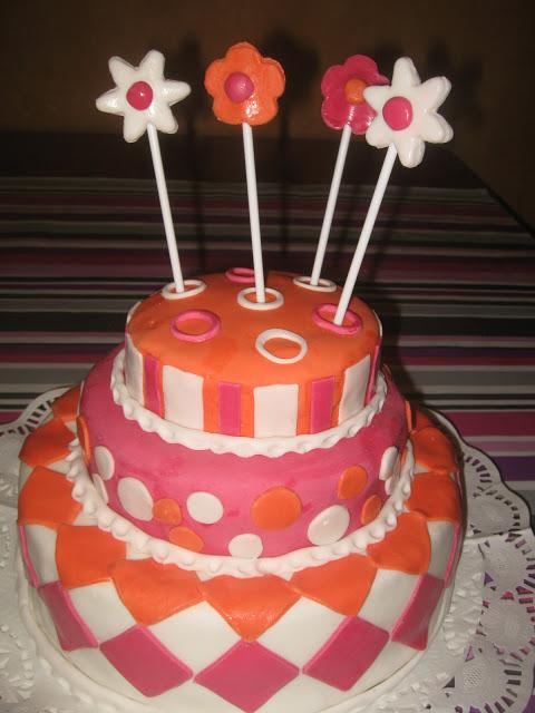 La tarta de cumpleaños de Pati. ¡¡¡Superándome!!!