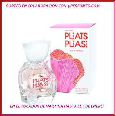 SOBRE EL SORTEO PLEATS PLEASE, EN COLABORACIÓN CON 3IPERFUMES.COM