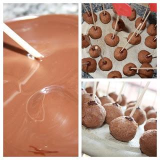 Cakepops de Nutella y naranja / Orangen-Nutella-Cakepops