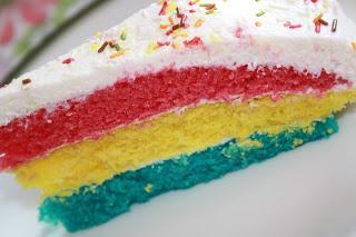 una tarta estilo arco iris/ Regenbogentorte