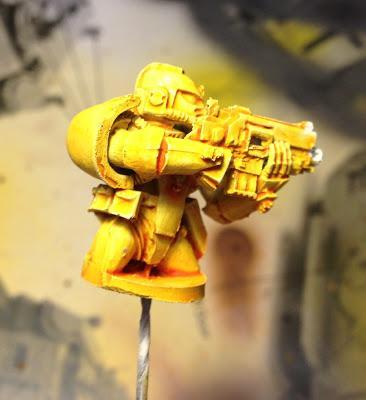 The Sons of Dorn: How I paint yellow part 1