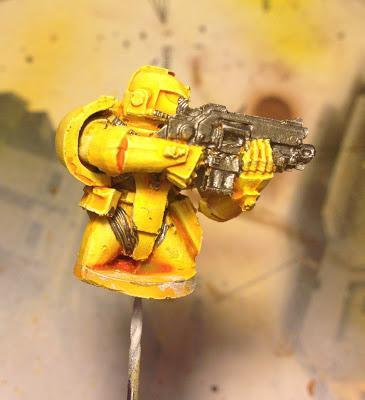 The Sons of Dorn: How I paint yellow part 1