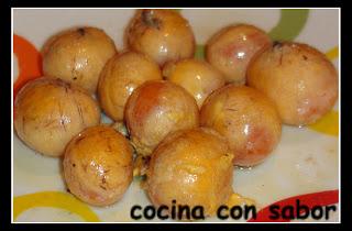 Huevos de gallina sin cáscara (Ouets de gallina)