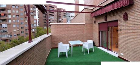 vista 03 Un jardín en el ático para Ana