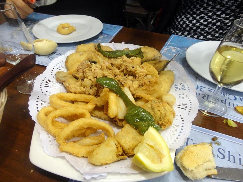 Pescaito frito en Cádiz