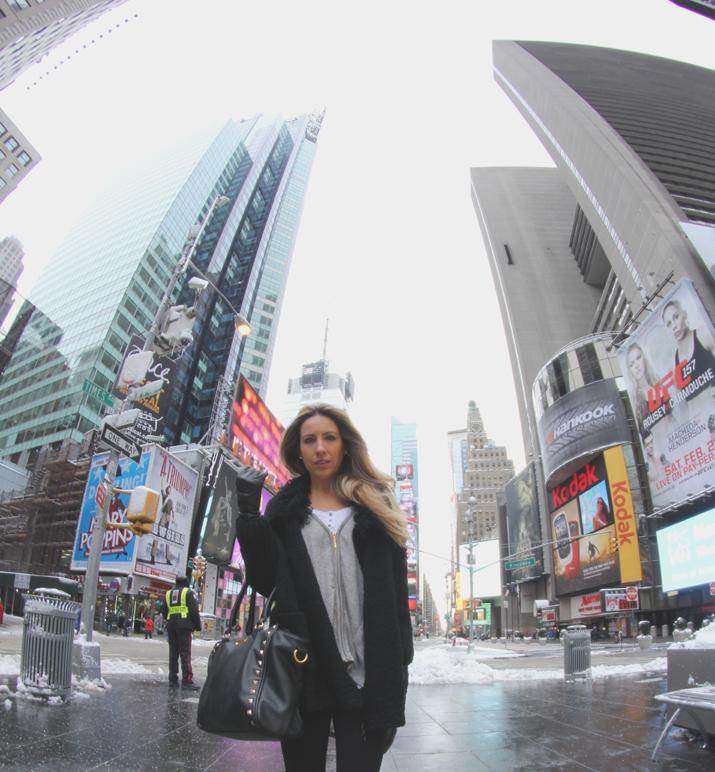 SNOW IN TIMES SQUARE