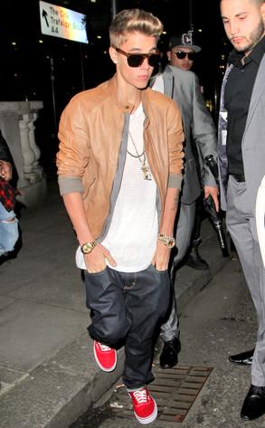 Justin Bieber se fue de fiesta antes de los Brit Awards