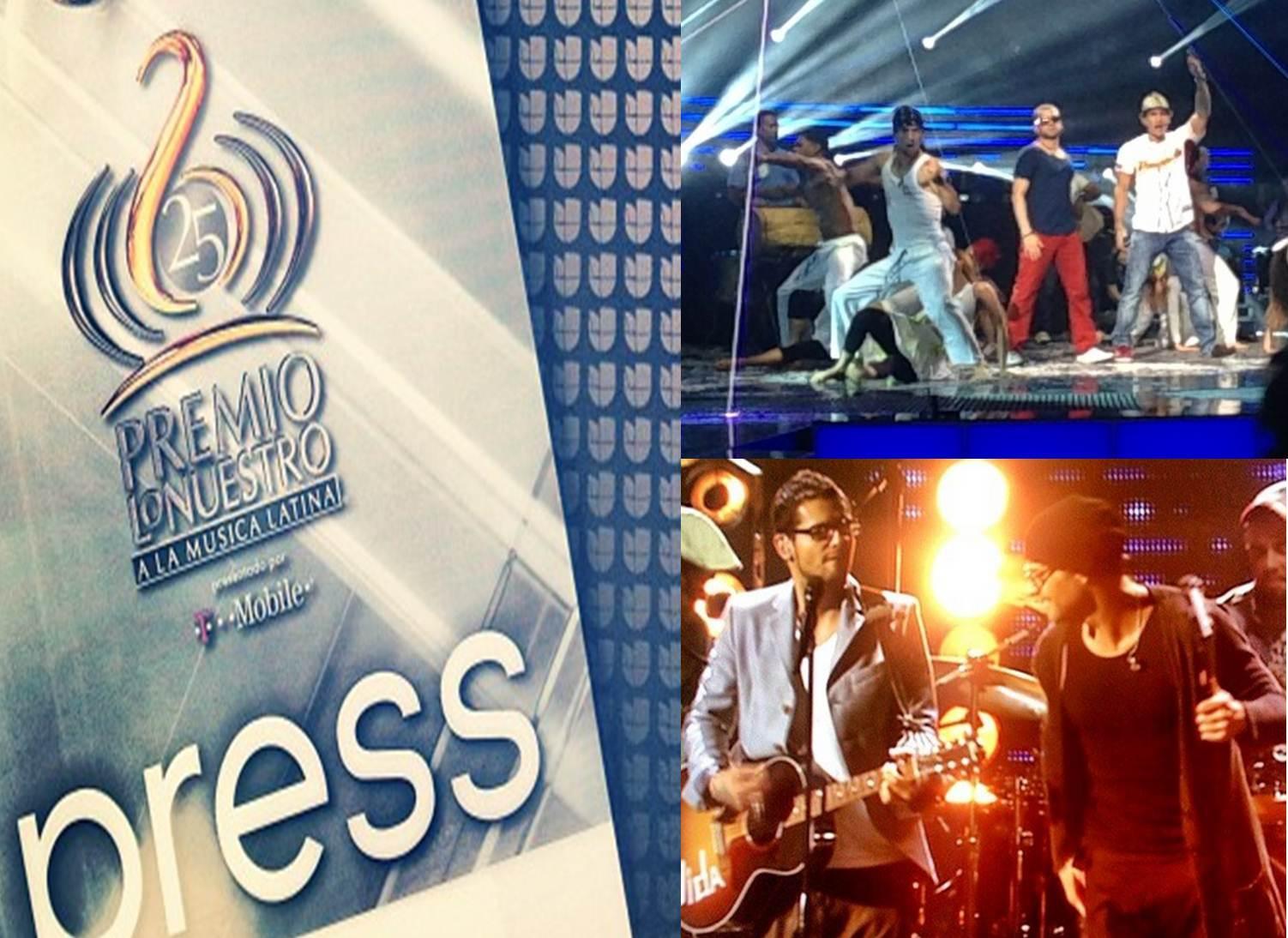 Chino y Nacho van sin miedo a @PremioLoNuestro - #PLN25