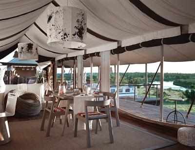 Estilo Rustico en Hotel Safari de Tanzania