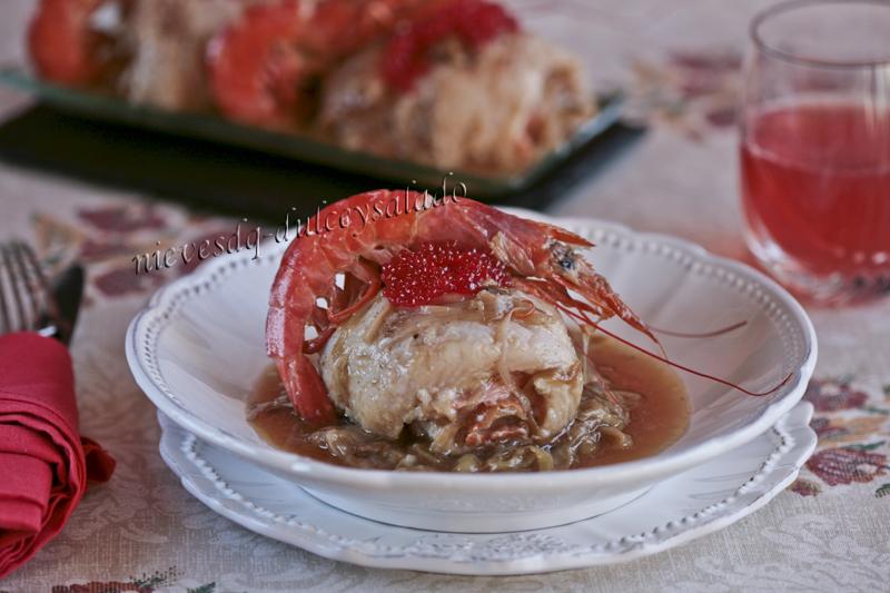 POPIETAS DE LENGUADO RELLENAS DE SALMON AHUMADO
