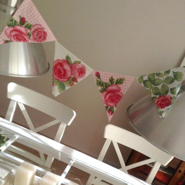 una guirlanda de banderolas low cost - diy low cost flags garland