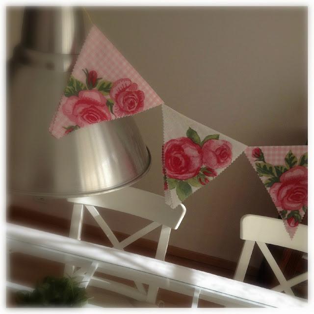 una guirlanda de banderolas low cost - diy low cost flags garland