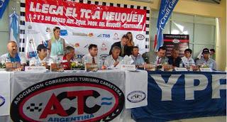 SE PRESENTÓ EL GP YPF DEL TURISMO CARRETERA EN NEUQUÉN