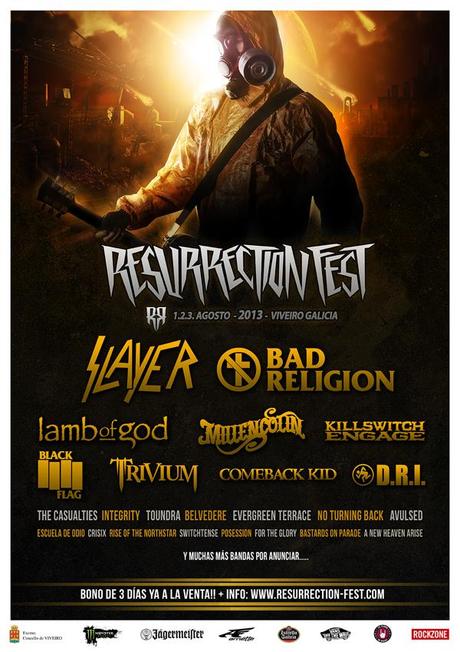RESURRECTION FEST CONFIRMA SLAYER RESURRECTION FEST CONFIRMA SLAYER