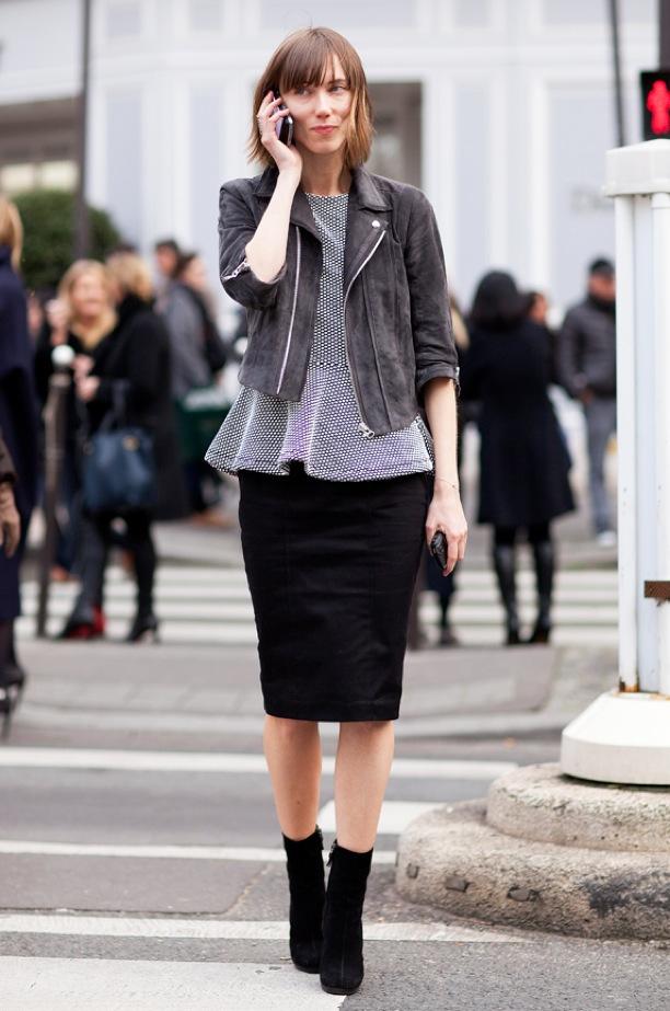 Pencil skirt Street Style