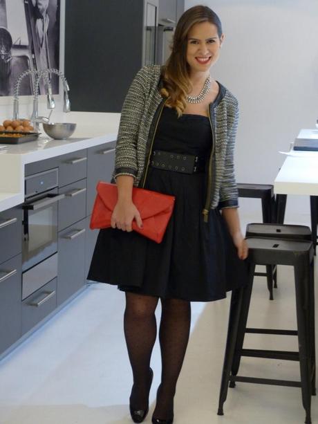 Look de noche peinado años 50