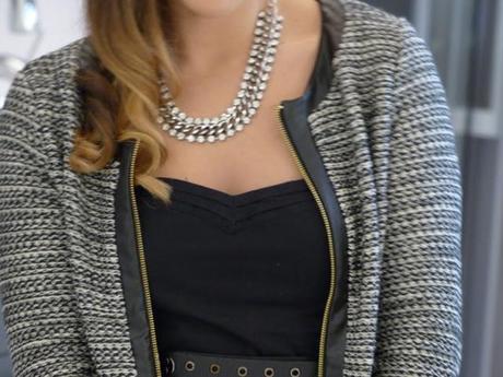 Look de noche peinado años 50