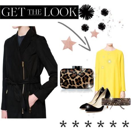 Get the look: Yellow and Print Animal
