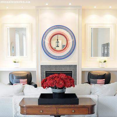 ESPEJOS REALIZADOS CON LAPICEROS DE COLORES