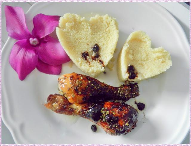 Muslos de pollo con miel y orégano