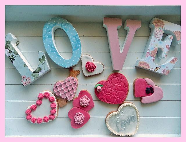 Galletas de fresa para San Valentín
