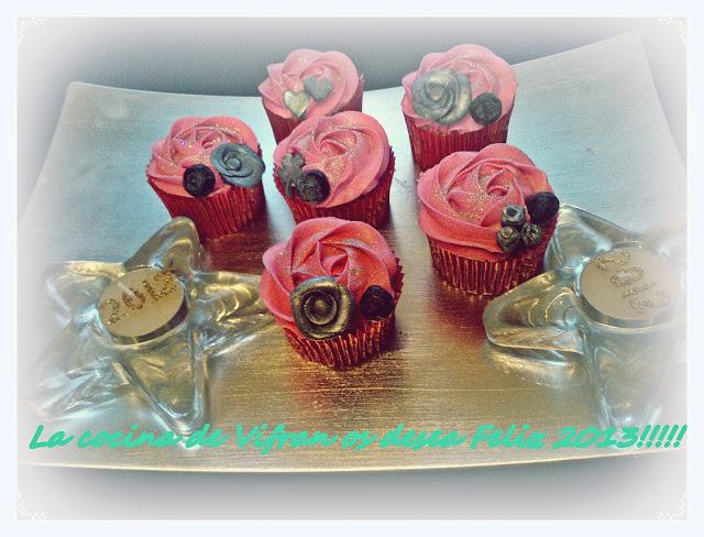 Cupcakes de Kir Royal y Feliz Año Nuevo!!!