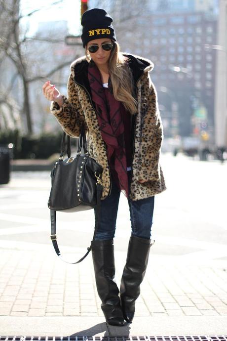 Leopard coat blogger Mónica Sors (2) SUDDENLY INSPIRED