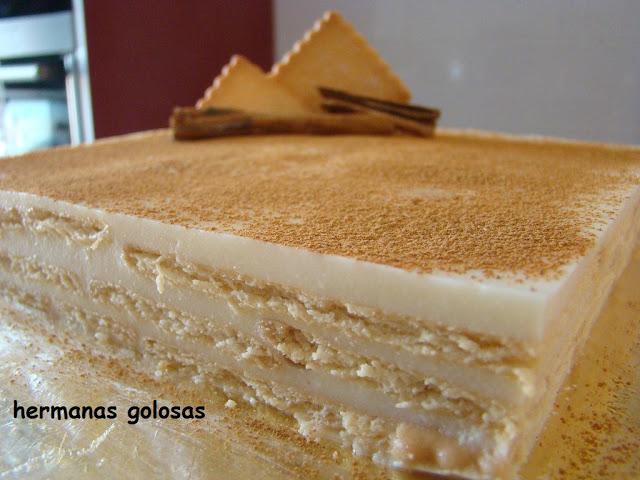 TARTA DE GALLETAS DE CANELA Y CUAJADA DE QUESO