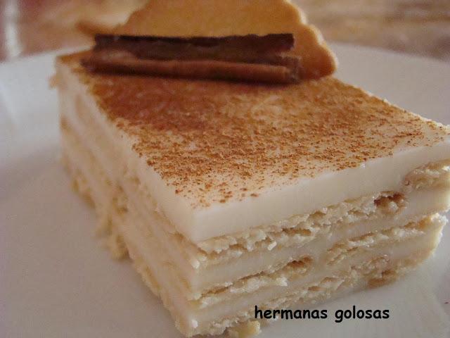 TARTA DE GALLETAS DE CANELA Y CUAJADA DE QUESO