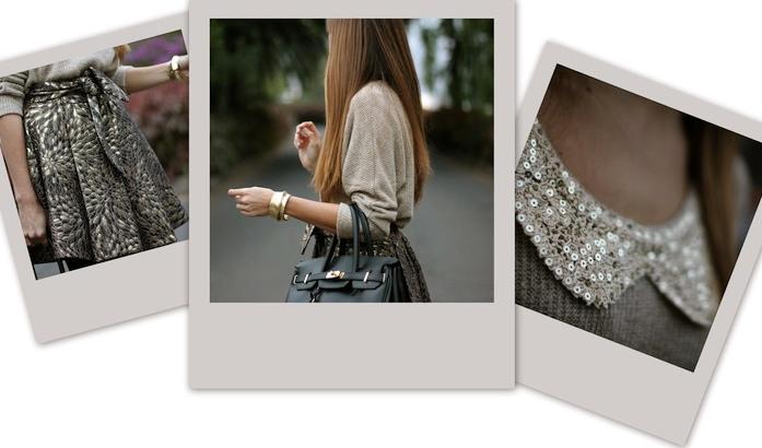 Sequins Sweater - Two ways