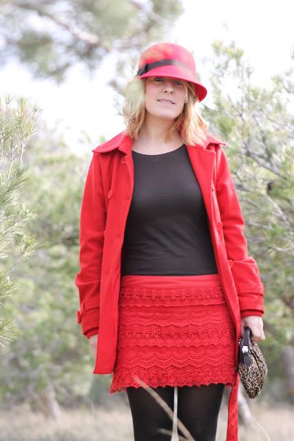 Crochet & Red look