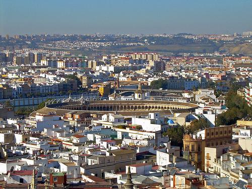 La Maestranza a vista de pájaro