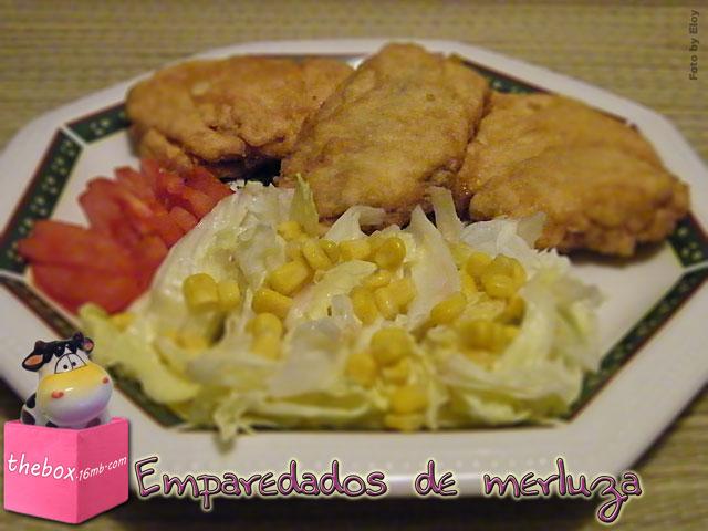 Emparedados de merluza