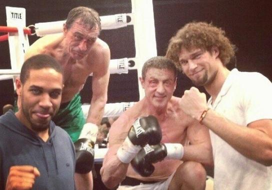 Primera imagen de DeNiro y Stallone en el ring de 'Grudge Match'