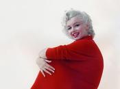 Lady red... sweater.