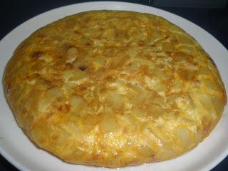 Tortilla de patatas y chorizo