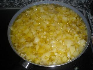 Tortilla de patatas y chorizo