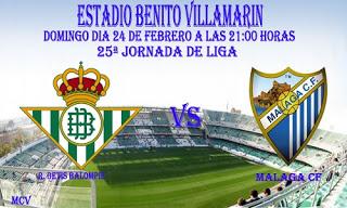 REAL BETIS  vs  MALAGA CF