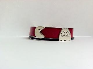 pulsera PAC-MAN cuero