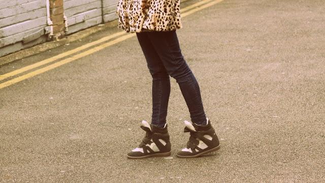 Leopard and Sneakers