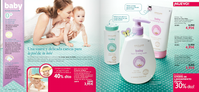 CUIDADOS PARA EL BEBÉ CON PRODUCTOS ORIFLAME