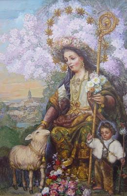 Iconografía de la Pastora de Cantillana: Pintura de Antonio Barrera Sayago