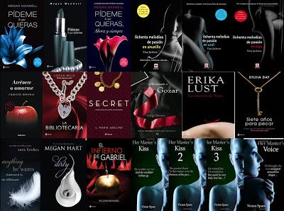 O.T. : El caso de las Novelas Eróticas. ¿Las portadas han sido creadas por el mismo diseñador?