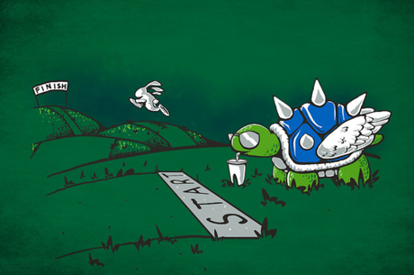 cuento liebre tortuga El Telesketch (88)