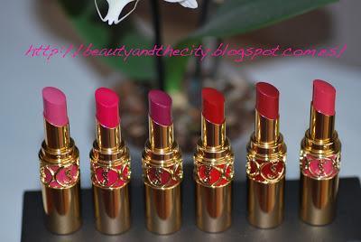 YSL - Rouge Volupté Swatches