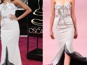 look para Saldana Alexis Mabille Alta Costura alfombra roja Oscars